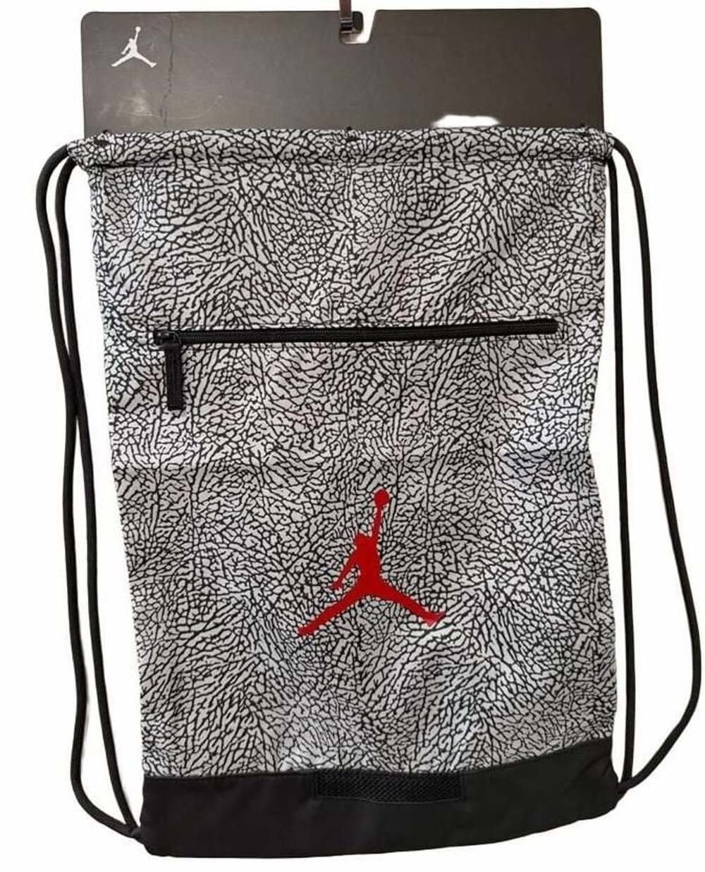 Jordan Jumpman Sackpack Elephant Print Gym Bag Black/Ele Print